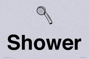 Dementia Shower sign